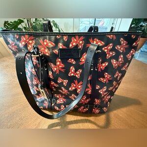 Dooney & Bourke Minnie Bows Leather Tote